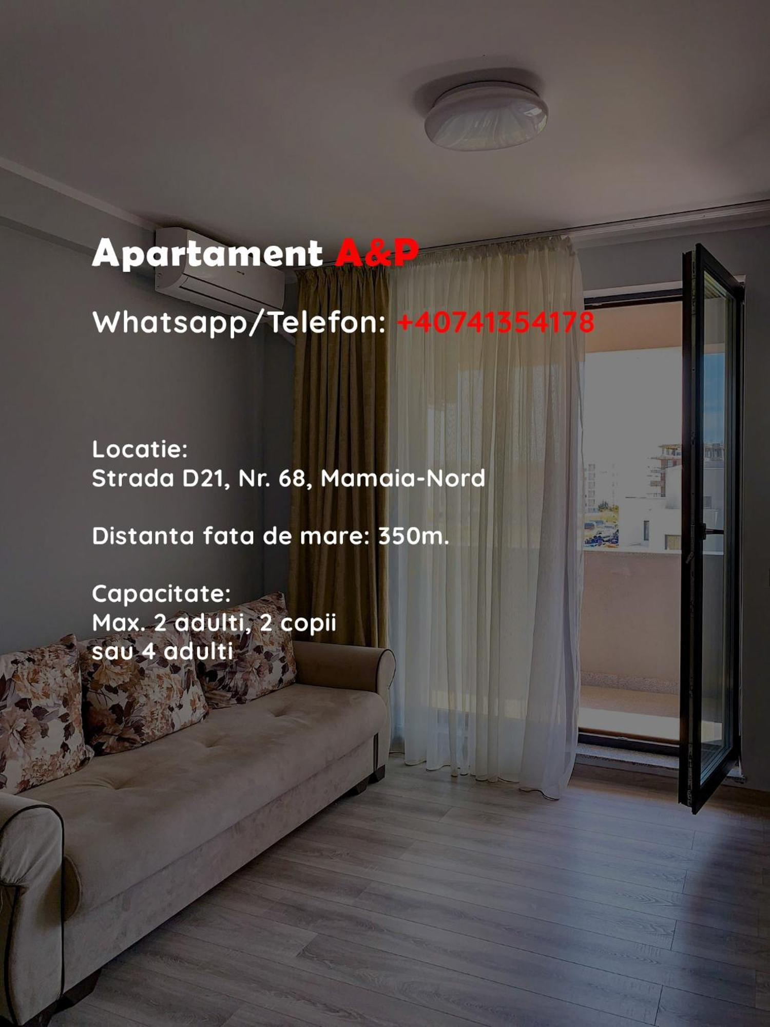 A&P Apartament Mamaia-Nord Năvodari Esterno foto